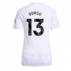 Manchester United Patrick Dorgu #13 Auswärtstrikot Frauen 2025-26 Kurzarm