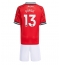 Manchester United Patrick Dorgu #13 Heimtrikot Kinder 2025-26 Kurzarm (+ kurze hosen)