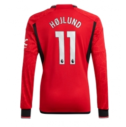 Manchester United Rasmus Hojlund #11 Heimtrikot 2023-24 Langarm