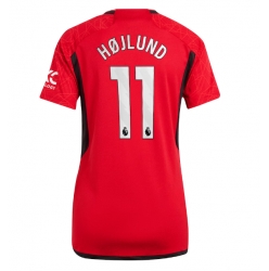 Manchester United Rasmus Hojlund #11 Heimtrikot Frauen 2023-24 Kurzarm