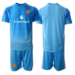 Manchester United Torwart Heimtrikot Kinder 2025-26 Kurzarm (+ kurze hosen)