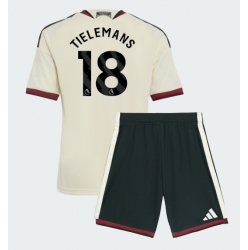 Manchester United Youri Tielemans #18 3rd trikot Kinder 2026-27 Kurzarm (+ kurze hosen)