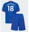 Manchester United Youri Tielemans #18 Auswärtstrikot Kinder 2026-27 Kurzarm (+ kurze hosen)