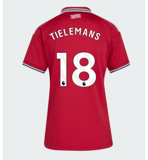 Manchester United Youri Tielemans #18 Heimtrikot Frauen 2026-27 Kurzarm Manchester United Youri Tielemans #18 Heimtrikot Frauen 2026-27 Kurzarm