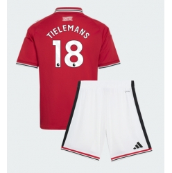 Manchester United Youri Tielemans #18 Heimtrikot Kinder 2026-27 Kurzarm (+ kurze hosen)