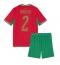 Marokko Achraf Hakimi #2 Heimtrikot Kinder WM 2026 Kurzarm (+ kurze hosen)