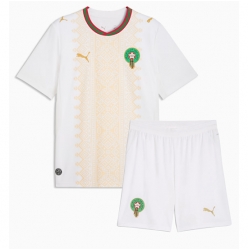 Marokko Auswärtstrikot Kinder WM 2026 Kurzarm (+ kurze hosen)