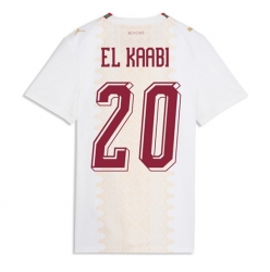 Marokko Ayoub El Kaabi #20 Auswärtstrikot Frauen WM 2026 Kurzarm