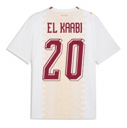 Marokko Ayoub El Kaabi #20 Auswärtstrikot WM 2026 Kurzarm