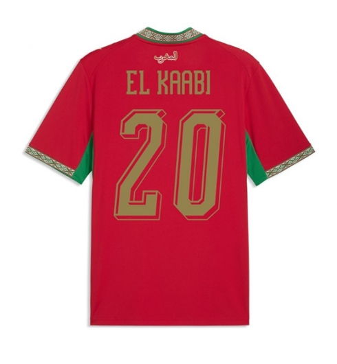 Marokko Ayoub El Kaabi #20 Heimtrikot WM 2026 Kurzarm Marokko Ayoub El Kaabi #20 Heimtrikot WM 2026 Kurzarm