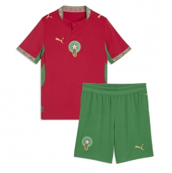 Marokko Heimtrikot Kinder WM 2026 Kurzarm (+ kurze hosen)