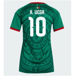 Mexiko Alexis Vega #10 Heimtrikot Frauen WM 2026 Kurzarm