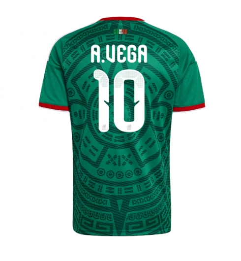 Mexiko Alexis Vega #10 Heimtrikot WM 2026 Kurzarm Mexiko Alexis Vega #10 Heimtrikot WM 2026 Kurzarm