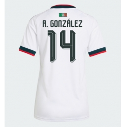 Mexiko Armando Gonzalez #14 Auswärtstrikot Frauen WM 2026 Kurzarm
