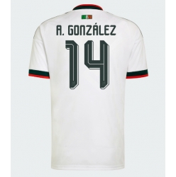 Mexiko Armando Gonzalez #14 Auswärtstrikot WM 2026 Kurzarm