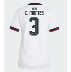Mexiko Cesar Montes #3 Auswärtstrikot Frauen WM 2026 Kurzarm