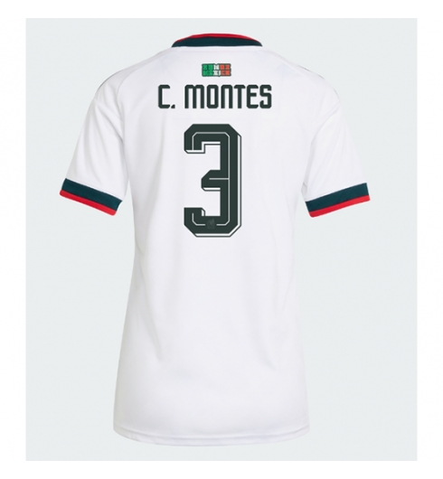 Mexiko Cesar Montes #3 Auswärtstrikot Frauen WM 2026 Kurzarm Mexiko Cesar Montes #3 Auswärtstrikot Frauen WM 2026 Kurzarm