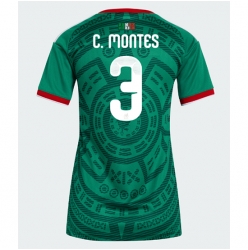 Mexiko Cesar Montes #3 Heimtrikot Frauen WM 2026 Kurzarm