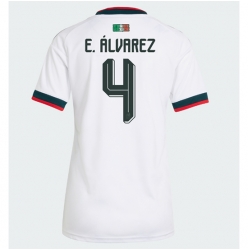 Mexiko Edson Alvarez #4 Auswärtstrikot Frauen WM 2026 Kurzarm