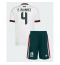 Mexiko Edson Alvarez #4 Auswärtstrikot Kinder WM 2026 Kurzarm (+ kurze hosen)