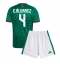 Mexiko Edson Alvarez #4 Heimtrikot Kinder WM 2026 Kurzarm (+ kurze hosen)
