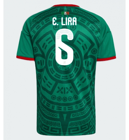 Mexiko Erik Lira #6 Heimtrikot WM 2026 Kurzarm Mexiko Erik Lira #6 Heimtrikot WM 2026 Kurzarm