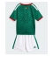 Mexiko Heimtrikot Kinder WM 2026 Kurzarm (+ kurze hosen)