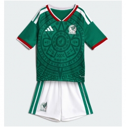 Mexiko Heimtrikot Kinder WM 2026 Kurzarm (+ kurze hosen)