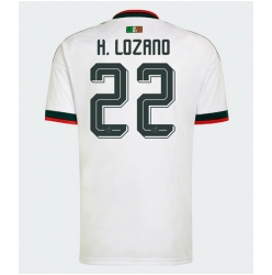 Mexiko Hirving Lozano #22 Auswärtstrikot WM 2026 Kurzarm