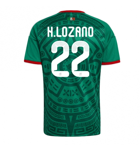 Mexiko Hirving Lozano #22 Heimtrikot WM 2026 Kurzarm Mexiko Hirving Lozano #22 Heimtrikot WM 2026 Kurzarm