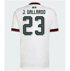 Mexiko Jesus Gallardo #23 Auswärtstrikot WM 2026 Kurzarm