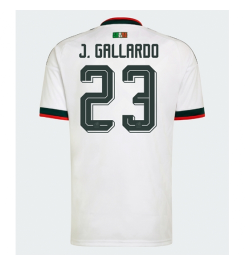Mexiko Jesus Gallardo #23 Auswärtstrikot WM 2026 Kurzarm Mexiko Jesus Gallardo #23 Auswärtstrikot WM 2026 Kurzarm