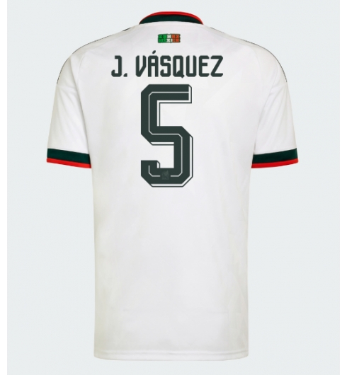 Mexiko Johan Vasquez #5 Auswärtstrikot WM 2026 Kurzarm Mexiko Johan Vasquez #5 Auswärtstrikot WM 2026 Kurzarm