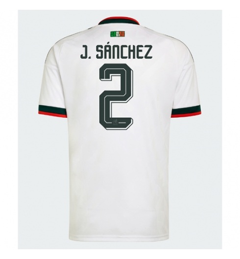 Mexiko Jorge Sanchez #2 Auswärtstrikot WM 2026 Kurzarm Mexiko Jorge Sanchez #2 Auswärtstrikot WM 2026 Kurzarm