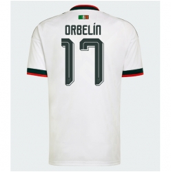 Mexiko Orbelin Pineda #17 Auswärtstrikot WM 2026 Kurzarm
