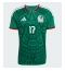Mexiko Orbelin Pineda #17 Heimtrikot WM 2026 Kurzarm