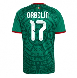 Mexiko Orbelin Pineda #17 Heimtrikot WM 2026 Kurzarm