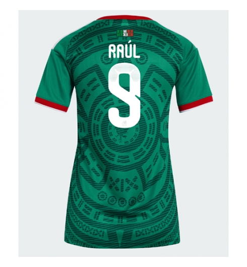 Mexiko Raul Jimenez #9 Heimtrikot Frauen WM 2026 Kurzarm Mexiko Raul Jimenez #9 Heimtrikot Frauen WM 2026 Kurzarm