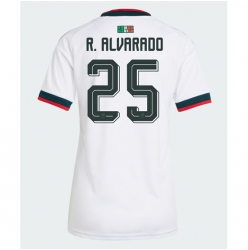 Mexiko Roberto Alvarado #25 Auswärtstrikot Frauen WM 2026 Kurzarm