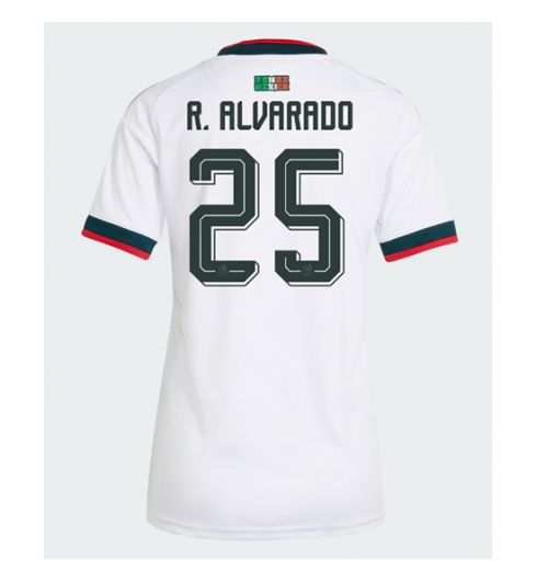 Mexiko Roberto Alvarado #25 Auswärtstrikot Frauen WM 2026 Kurzarm Mexiko Roberto Alvarado #25 Auswärtstrikot Frauen WM 2026 Kurzarm