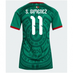 Mexiko Santiago Gimenez #11 Heimtrikot Frauen WM 2026 Kurzarm
