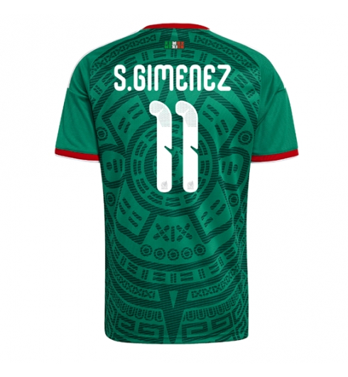 Mexiko Santiago Gimenez #11 Heimtrikot WM 2026 Kurzarm Mexiko Santiago Gimenez #11 Heimtrikot WM 2026 Kurzarm