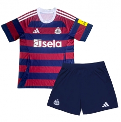Newcastle United Auswärtstrikot Kinder 2024-25 Kurzarm (+ kurze hosen)