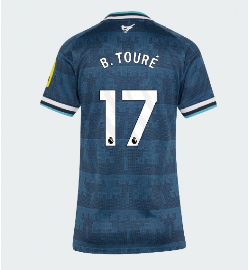 Newcastle United Bazoumana Toure #17 Auswärtstrikot Frauen 2026-27 Kurzarm Newcastle United Bazoumana Toure #17 Auswärtstrikot Frauen 2026-27 Kurzarm