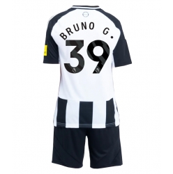 Newcastle United Bruno Guimaraes #39 Heimtrikot Kinder 2024-25 Kurzarm (+ kurze hosen)