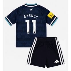 Newcastle United Harvey Barnes #11 Auswärtstrikot Kinder 2026-27 Kurzarm (+ kurze hosen)