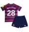 Newcastle United Joe Willock #28 Auswärtstrikot Kinder 2024-25 Kurzarm (+ kurze hosen)