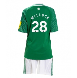 Newcastle United Joe Willock #28 Auswärtstrikot Kinder 2025-26 Kurzarm (+ kurze hosen)