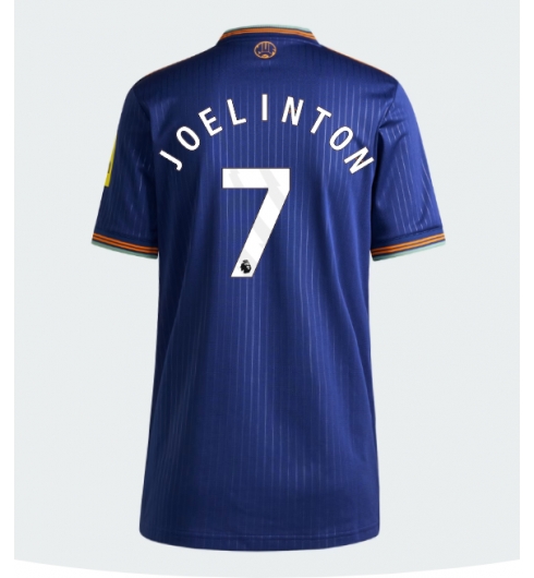 Newcastle United Joelinton #7 3rd trikot Frauen 2025-26 Kurzarm Newcastle United Joelinton #7 3rd trikot Frauen 2025-26 Kurzarm