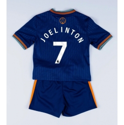 Newcastle United Joelinton #7 3rd trikot Kinder 2025-26 Kurzarm (+ kurze hosen)